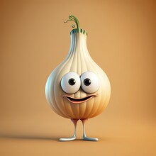 Cute Cartoon Onion Character