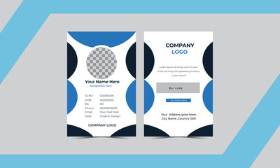 Id card with lanyard set isolated vector illustration,ID Card Template |,Office Id card ,Employee Id card for your company