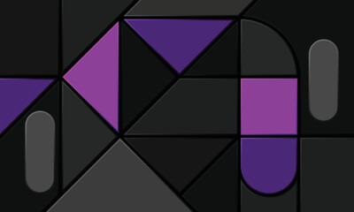 Wall Mural - abstract futuristic cubes shape background