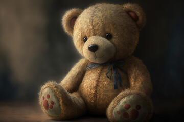 teddy bear in brown color