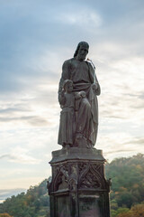 Poster - Statue of Saint Joseph at Charles Bridge - Prague, Czech Republic