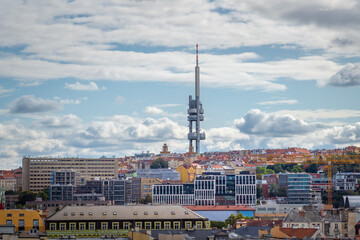 Canvas Print - Zizkov Television Tower - Prague, Czech Republic