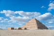 Pyramid of Djoser with some clouds in the morning, Egypt