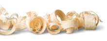 Spiral Curled Up Wood Shavings