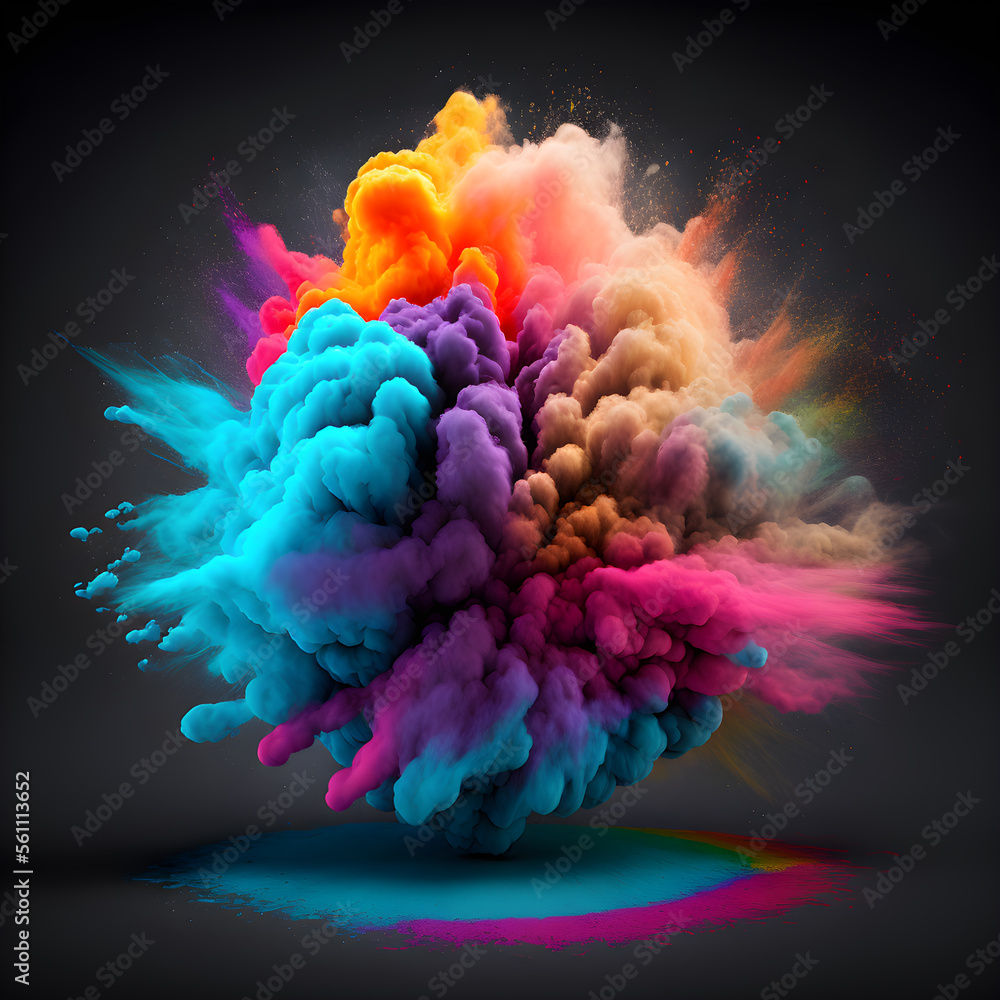 holi dust explosion