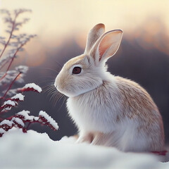 Canvas Print - rabbit