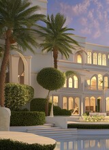 Fictional Mansion In Al `Ayn, Abū Z̧aby, United Arab Emirates.