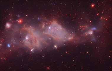 Wall Mural - gas nebula - stars - sun - pillars of creation - deep space - astrophotograph - galaxys - deep field