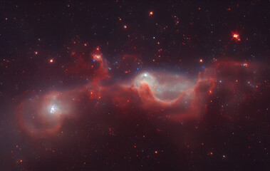 Wall Mural - gas nebula - stars - sun - pillars of creation - deep space - astrophotograph - galaxys - deep field
