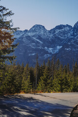 Sticker - Famous mountains In High Tatras in Poland