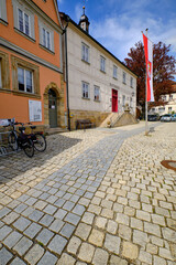  Historische Altstadt von Seßlach, Landkreis Coburg, Oberfranken, Franken, Bayern, Deutschland