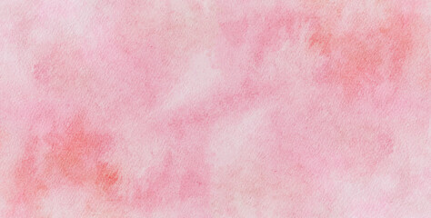 Poster - Pink pastel watercolor stains and splatter grunge background texture. paper textured for design templates invitation card