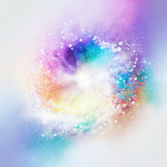 abstract rainbow colors background. created with generative ai technology