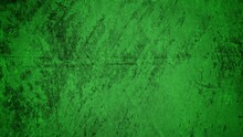 Green Textured Old Wall Background Art With Dark Side, Old Wall Surface Full Of Moss, Unique Cracked Old Wall Texture
