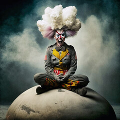 Nuclear mushroom clown