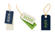 © Anastasiia - Set online store price tag vector, cash discount coupon for future use. sale with great online shopping offer, price tag