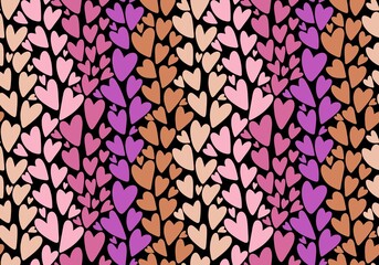  Valentines hearts seamless cartoon pattern for wrapping and kids clothes print and fabrics and gift box