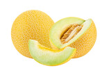 melon isolated on transparent png