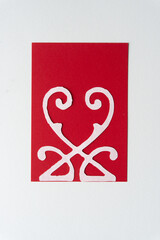 Sticker - fancy decor shape