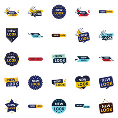 Sticker - New Look 25 unique vector designs for a fresh brand identity