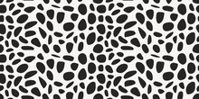 Leopard Pattern For Seamless Surfaces. Seamless Pattern For Print And Surface Decoration. Pattern Of Angular Fragments.
