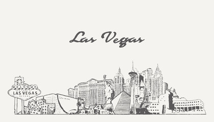 Wall Mural - Las Vegas skyline, Nevada, USA