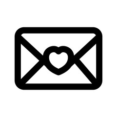 Sticker - love letter icon