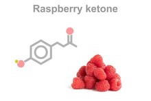 Simplified Formula Icon Of Raspberry Ketone. Component Of Raspberry Aroma.
