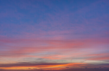 Wall Mural - sunset sky background overlay. ideal for sky replacement.