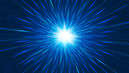 Wall Mural - light background of explosion