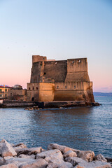 Wall Mural -  Castel dell'Ovo, lietrally, the Egg Castle is a seafront castle in Naples, Italy