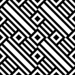 © funkyplayer - Diagonal lines, rhombuses ornament. Stripes, checks wallpaper. Ethnic background. Ethnical folk image. Tribe motif. Ancient mosaic. Strokes, squares backdrop. Digital paper print. Seamless vector art.