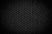Black Honeycomb Abstract Background