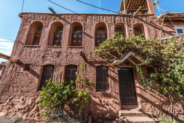 Sticker - A building in Abyaneh ancient village in Iran