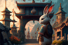 Rabbit With Armour, Temple Gate Chinese New Year 2023