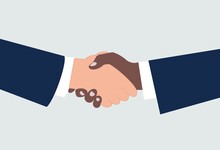 Handshake Between Two Businessmen