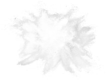 White Background Of Pastel Powder Explosion.Multi Colored Dust Splash On Black Background.Painted Holi.