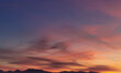 © GjGj - Rosso tramonto di sera sulle montagne dell’Appennino