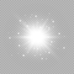 Wall Mural - light effect of lens flares