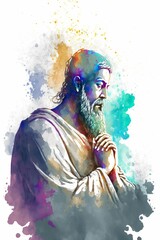 religious spiritual illustration background faith art prayer christianity digital artwork
jesus christ god holy saint saviour disciple christian bible biblical scene
meditation generative ai art
