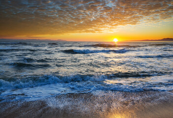 Wall Mural - Sea sunset
