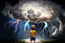 A Child In Storm Cloud