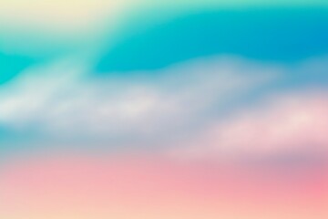 Wall Mural - abstract blurred sunset sky and clouds background with glowing flare light. background of blurred pi