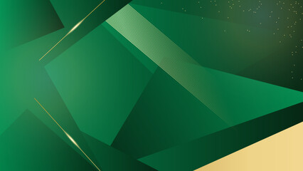 Abstract multicolor emerald green background. Vector polygonal design illustrator