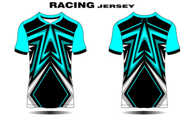 Soccer jersey pattern design. Sublimation t-shirt. Football kits. Basketball uniform. motocross uniform