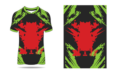 Soccer jersey pattern design. Sublimation t-shirt. Football kits. Basketball uniform. motocross uniform