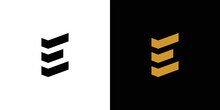 Modern And Strong Letter E Initials Logo Design