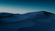 © RocknRoller Studios - Dawn Landscape, with Desert Sand Dunes. Empty Modern Wallpaper with Cool Gradient Starry Sky