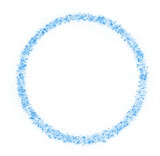 Fototapeta Łazienka - elegant blue magic dust circle frame