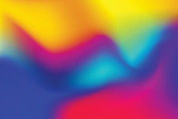 Fototapete - abstract background colorful halftone gradient vector
